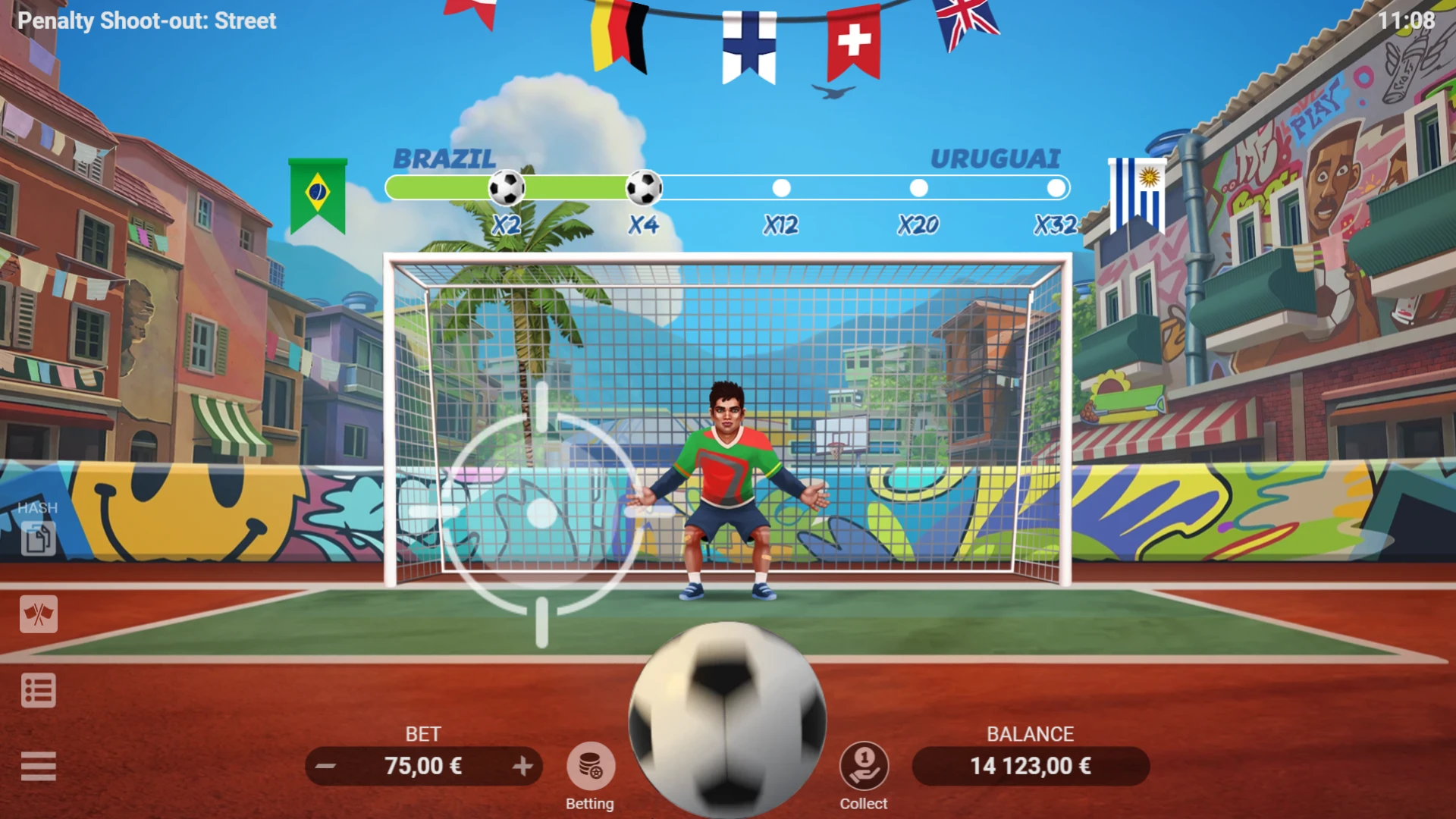 penalty shoot out street mise totale