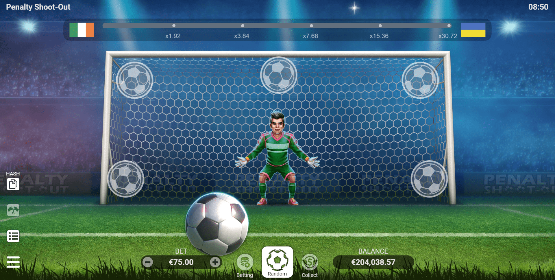Penalty Shoot Out pour de l'argent